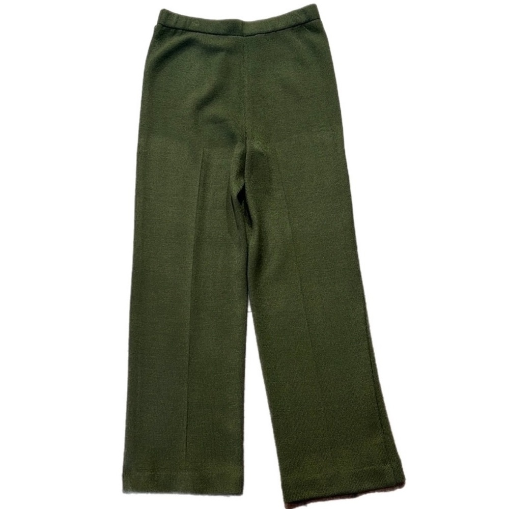 St John Knit Pants 8 Green SantanaTrousers High Rise